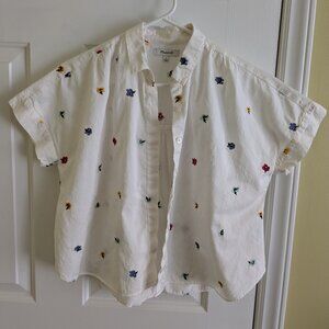 Madewell flower print shirt